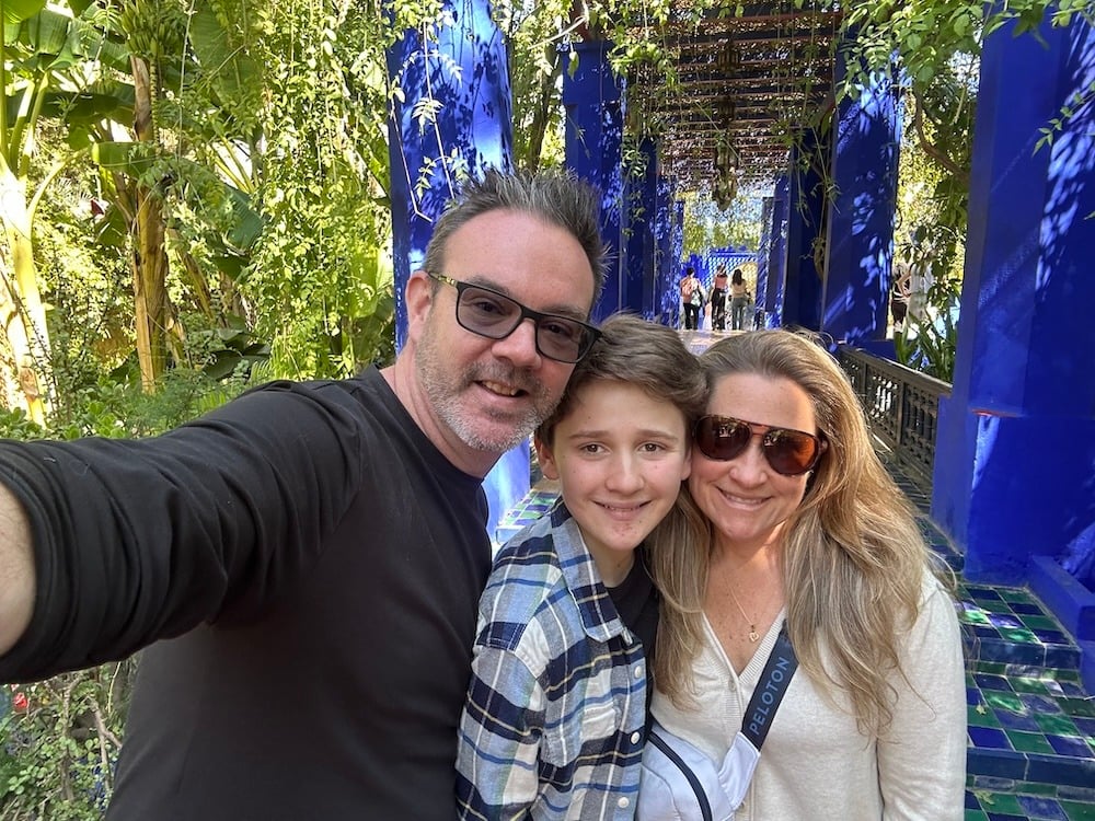 The Famous Majorelle Cobalt Blue