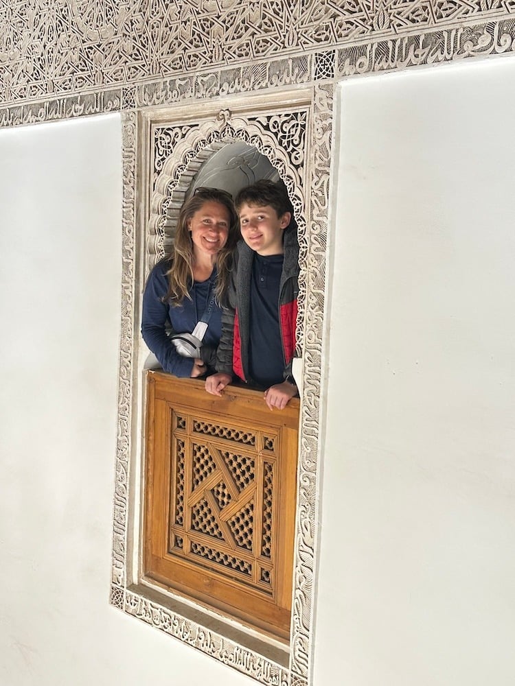 Peaking Out a Madrassa Window