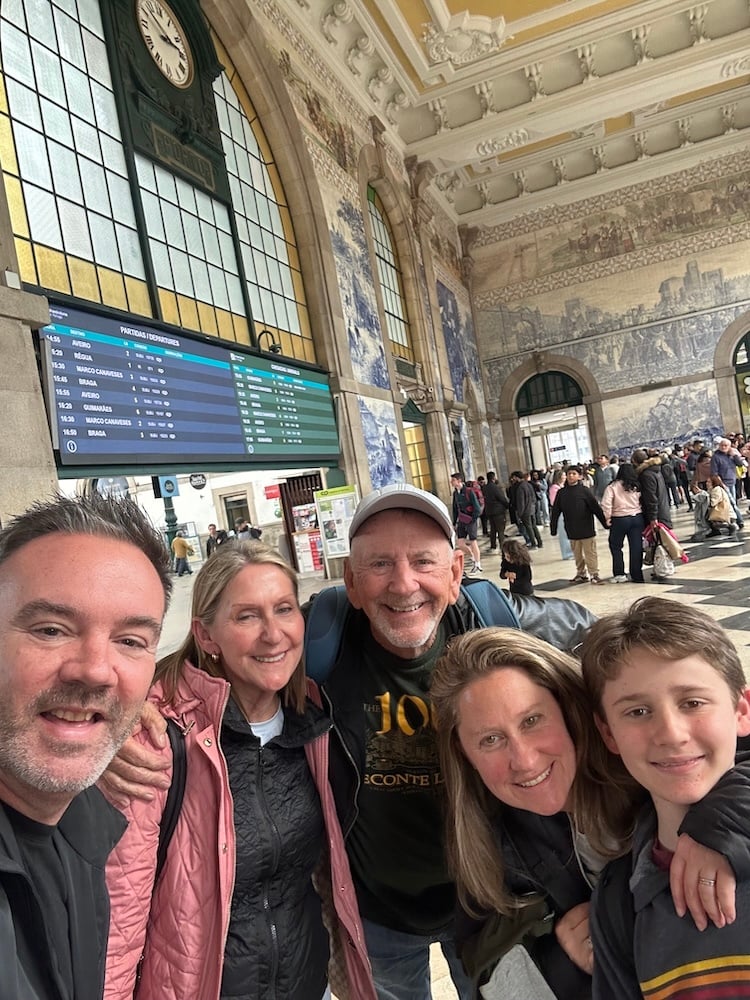 Arrival in Porto