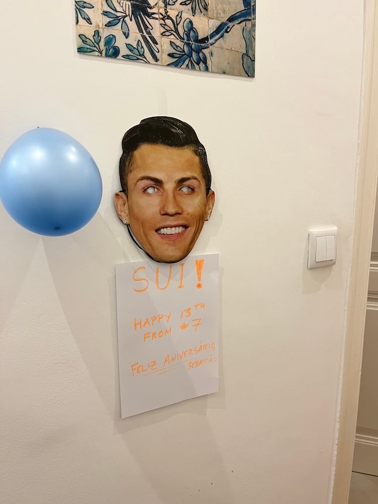 Happy Birthday, Seb--From Ronaldo